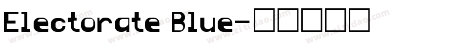 Electorate Blue字体转换